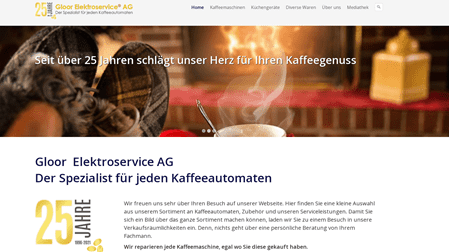 Gloor Elektroservice AG Design und Programmierung www.gloorelektroservice.ch Erstellt mit Zeta Producer